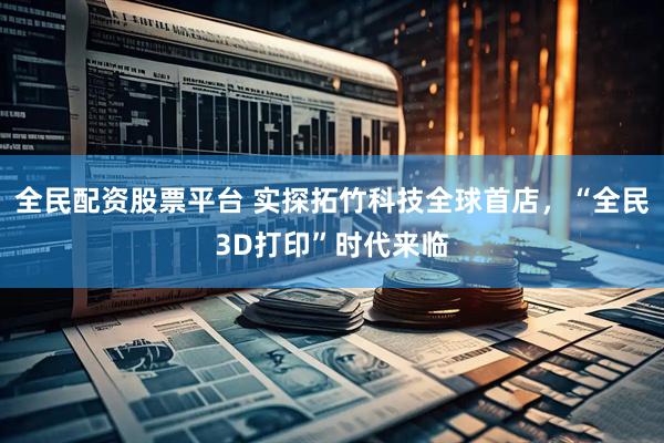 全民配资股票平台 实探拓竹科技全球首店，“全民3D打印”时代来临
